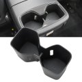 Cup Holder Insert For 2024 2025 2026 Kia Ev9 Custom Silicone Center Console Organizer Washable Drink And Noise Reduction Car 