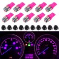Glofe Pink Purple T10 Led Bulbs Dash Lights Dashboard Instrument Panel Cluster Gauge 2825 194 W5w Car Interior Lamp With Twist