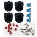 Allmost 4pcs Compatible With Honda S2000 2-pin Fuel Injector Connector Plug Clip Kit Ap1 F20 Ap2 F22 Oe10097