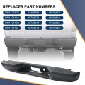 Rear Step Bumper Assembly Replacement For 1999-2006 Chevrolet Silverado Gmc Sierra 1500 1999-2004 2500 W O Parking Sensor Holes