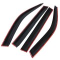 Window Visors Sun Rain Guards For Highlander 2001 2007 Deflectors Car Vent Shade Replacement 4 Pack Abs Plastic Side Wind