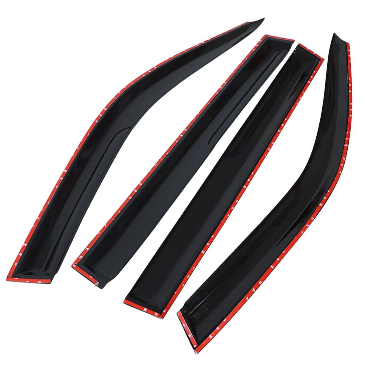 Window Visors Sun Rain Guards For Highlander 2001 2007 Deflectors Car Vent Shade Replacement 4 Pack Abs Plastic Side Wind