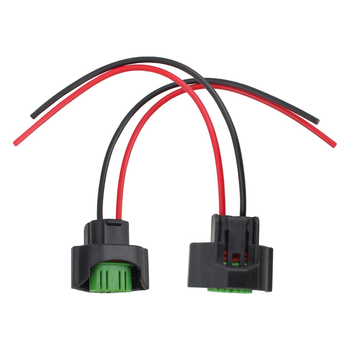 Wire Pigtail Female C H11 Two Harness Head Light Low Beam Bulb Replace Connector