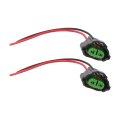 Wire Pigtail Female C H11 Two Harness Head Light Low Beam Bulb Replace Connector