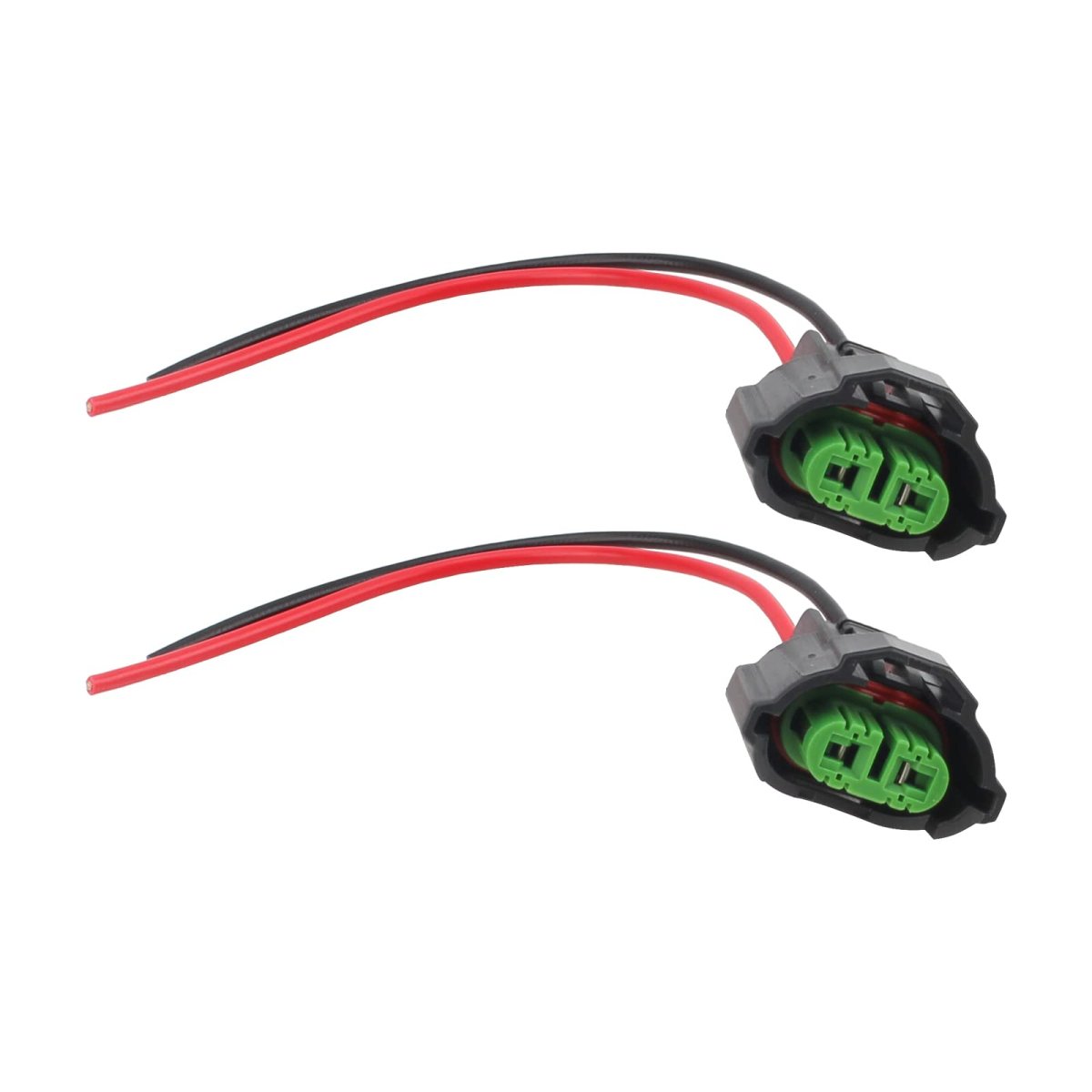 Wire Pigtail Female C H11 Two Harness Head Light Low Beam Bulb Replace Connector