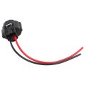 Wire Pigtail Female C H11 Two Harness Head Light Low Beam Bulb Replace Connector