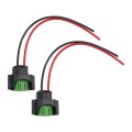Wire Pigtail Female C H11 Two Harness Head Light Low Beam Bulb Replace Connector 