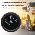 Shkalacar Fuel Level Gauge Universal 2 52mm 240 33ohm Motorcycle Replacement Meter Car Tank With Led Backlight Rim Automotive