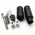 Httmt For 2005-2006 Kawasaki Zx 6r Zx-6rr 636 No Cut Frame Slider Crash Protector Black P N Mt219-046-bk