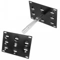 X Autohaux Car Front Bumper Tow Hook License Plate Mount Bracket Holder Set For Mitsubishi Lancer Evo
