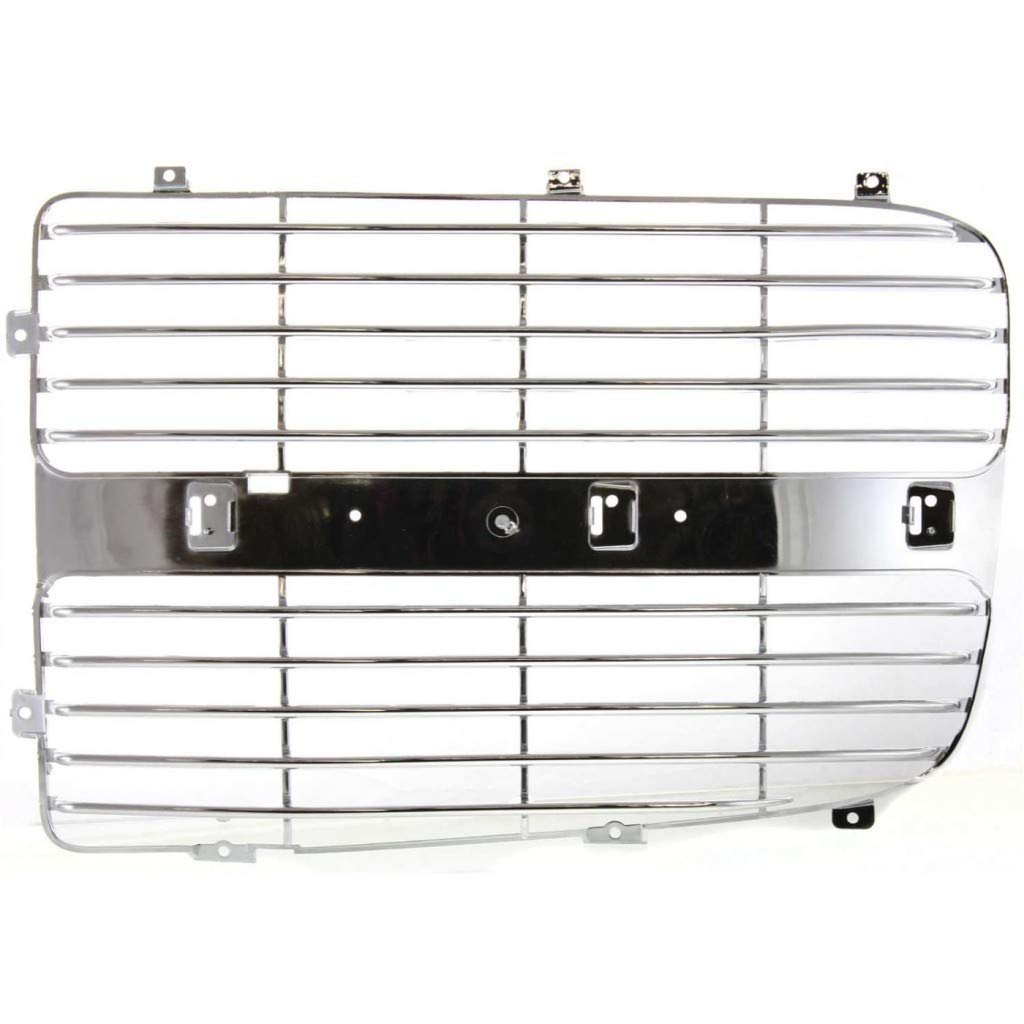 Grill Insert Assembly For Dodge Ram 2500 3500 2003 2004 2005 Passenger Side Horizontal Bar Chrome Plastic Ch1201104 5073296aa