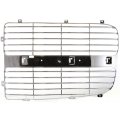 Grill Insert Assembly For Dodge Ram 2500 3500 2003 2004 2005 Passenger Side Horizontal Bar Chrome Plastic Ch1201104 5073296aa