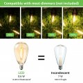 Lepro S14 Outdoor String Lights 50ft Hanging Patio With 15 Shatterproof Led Edison Bulbs Waterproof Bistro Backyard Lighting