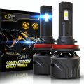 Cougar Motor H11 Led Bulbs Light Bulb For Car 18000lm 6500k Cool White H9 H8 Fog Lights Plug And Play Pack Of 2 