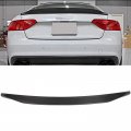 Ocpty 1pc Glossy Black Rear Trunk Spoiler Wing Compatible With 0 2011 2013-2016 For Audi Rs5