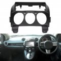 Fydun Double Din Installation Dash Kit Black Abs Car Stereo Audio Fascia Frame Navigation Panel Trim Cover For Mazda 2 2007a