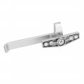 Uxcell Casement Window Zinc Alloy Locking Handle Set Silver Gray 2 In 1 W Screws