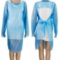 Disposable Isolation Gowns With Thumb Loops And Double Back Ties Fluid Resistant Level 2 3 Cpe 200 