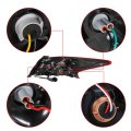 Rear Left Tail Light Assembly For Altima 2016 2017 2018 Driver Side Outer Brake Lamp Replacement Chrome Housing And Red Lens