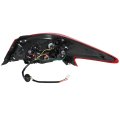 Rear Left Tail Light Assembly For Altima 2016 2017 2018 Driver Side Outer Brake Lamp Replacement Chrome Housing And Red Lens