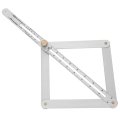 Goniometer Ruler Stainless Steel 4 Fold Corner Angle Finder Measuring Unique Fastening Mechanism For Construction Woodworking