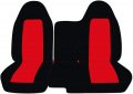 Totally Covers For 2004-2012 Chevy Colorado Gmc Canyon Two-tone Truck Seat Front 60 40 Split Bench No Armrest Black And Red 21 