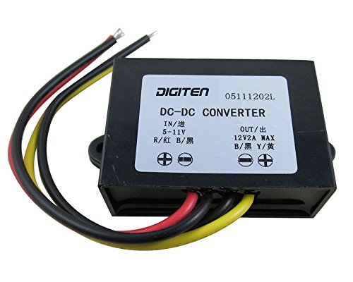 Dc 5-11v To 12v 2a Step Up Converter Regulator Waterproof Boost Power Module C0612-2a 24w Voltage Stabilizer For Vehicles And