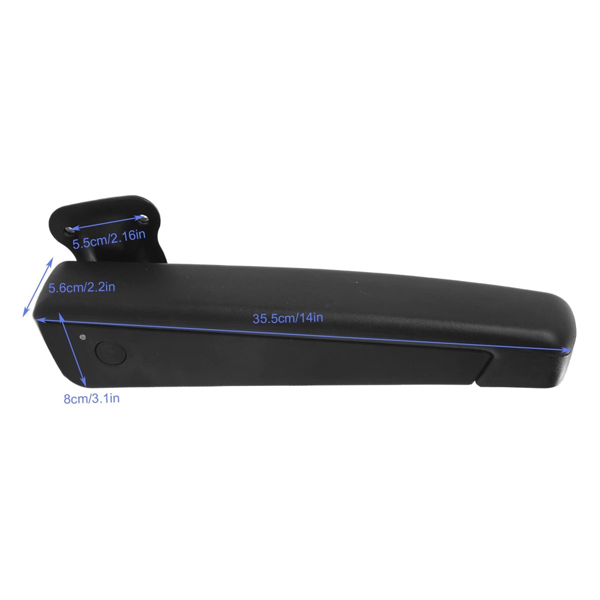 Car Seat Armrest Adjustable 0a 120a Range Black Right Hand Arm Rest Universal Replacement For Motorhome