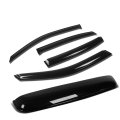 Chevy Impala W-body 8th Gen 4pcs Window Deflector Rain Guard 38 Inches Sun Roof Visor Dark Smoke 