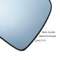 Car Rearview Right Passenger Side Mirror Glass Replacement W Backing Plate Convex Heated Blue For Land Rover Discovery 3