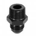 X Autohaux 2pcs An8 Male To 1 2 Npt Union Car Flare Reducer Hose Fitting Adapter Universal Aluminum Alloy Fuel Oil Line Pipe