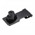 Uxcell 3-inch Keyed Hasp Locks Zinc Alloy Twist Knob Locking W Screws For Door Cabinet Different Black
