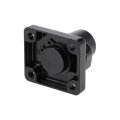 Uxcell 3-inch Keyed Hasp Locks Zinc Alloy Twist Knob Locking W Screws For Door Cabinet Different Black