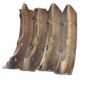 4 Pcs Brake Shoes Pads 10182-01 Replacement For Club Car 1995-up Ds And Precedent Golf Cart 2 Short 2 Long 