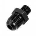 X Autohaux Black 6an Male To M10 1 0mm Thread Tube Hardline Fuel Line Adapter Oil Gas Pipe Fitting