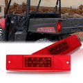Sunpie Ranger Tail Lights For Polaris 500 700 800 900 Efi Eps Full Size 4x4 Midsize Le Efi 2009-2016 Red Lens Red Led Replace 