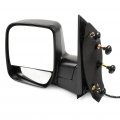 Aintier Driver Side Mirror With Manual Folding Heated Compatible 2003-2013 For Ford E-150 E-250 2004-2013 E-350 E-450 Super