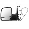 Aintier Driver Side Mirror With Manual Folding Heated Compatible 2003-2013 For Ford E-150 E-250 2004-2013 E-350 E-450 Super