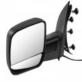 Driver Side Mirror With Manual Folding Heated For 2003-2013 Ford E-150 E-250 2004-2013 E-350 E-450 Super Duty