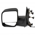 Aintier Driver Side Mirror With Manual Folding Heated Compatible 2003-2013 For Ford E-150 E-250 2004-2013 E-350 E-450 Super