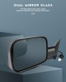 Ocpty Tow Mirror Fit For 1998-2001 Dodge Ram 1500 1998-2002 2500 3500 Towing Passenger Right Side Power Adjusted Heated Black