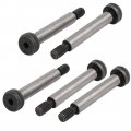 Uxcell 5pcs 40cr Steel Shoulder Bolt 6mm Dia 35mm Length M5x10mm Thread