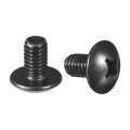 M6-1 X 10mm Truss Head Phillips Machine Screws Full Thread Drive 304 Stainless Steel 18-8 Black Oxide Finish Quantity 20 