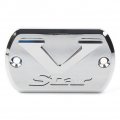 Zhisheng Cnc Aluminum Front Brake Fluid Cap Reservoir Cover For Yamaha V Star Xvs 650 950 1100 1300 Chrome