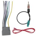 Radio Wiring Harness With Antenna Adapter Fit For Dodge Avenger 2007-2014 And Caliber 2009 2010 2012 Nitro 2006-2010 