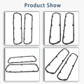Gxywady Steel Core Rubber Valve Cover Gaskets Replacement For Ford 351w 260 289 302 347 Sbf