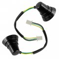 Caltric 2x Headlight Socket Cord Compatible With Yamaha Kodiak 400 Yfm400 4x4 1996 1997 1998