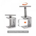 Uxcell Stainless Steel C-clamp 40mm Wide Jaw Opening With T-bar Handle For Woodworking Welding Building