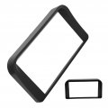 2-din Car Radio Panel Frame Abs Black Fascia Compatible With Lx-470 1998-2002 Cruiser 100 Lc100 1998-2003