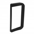 2-din Car Radio Panel Frame Abs Black Fascia Compatible With Lx-470 1998-2002 Cruiser 100 Lc100 1998-2003